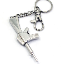 Metall Schlüsselanhänger Maker Custom Metal Mini Gun Shape Schlüsselanhänger Schlüsselanhänger zum Verkauf